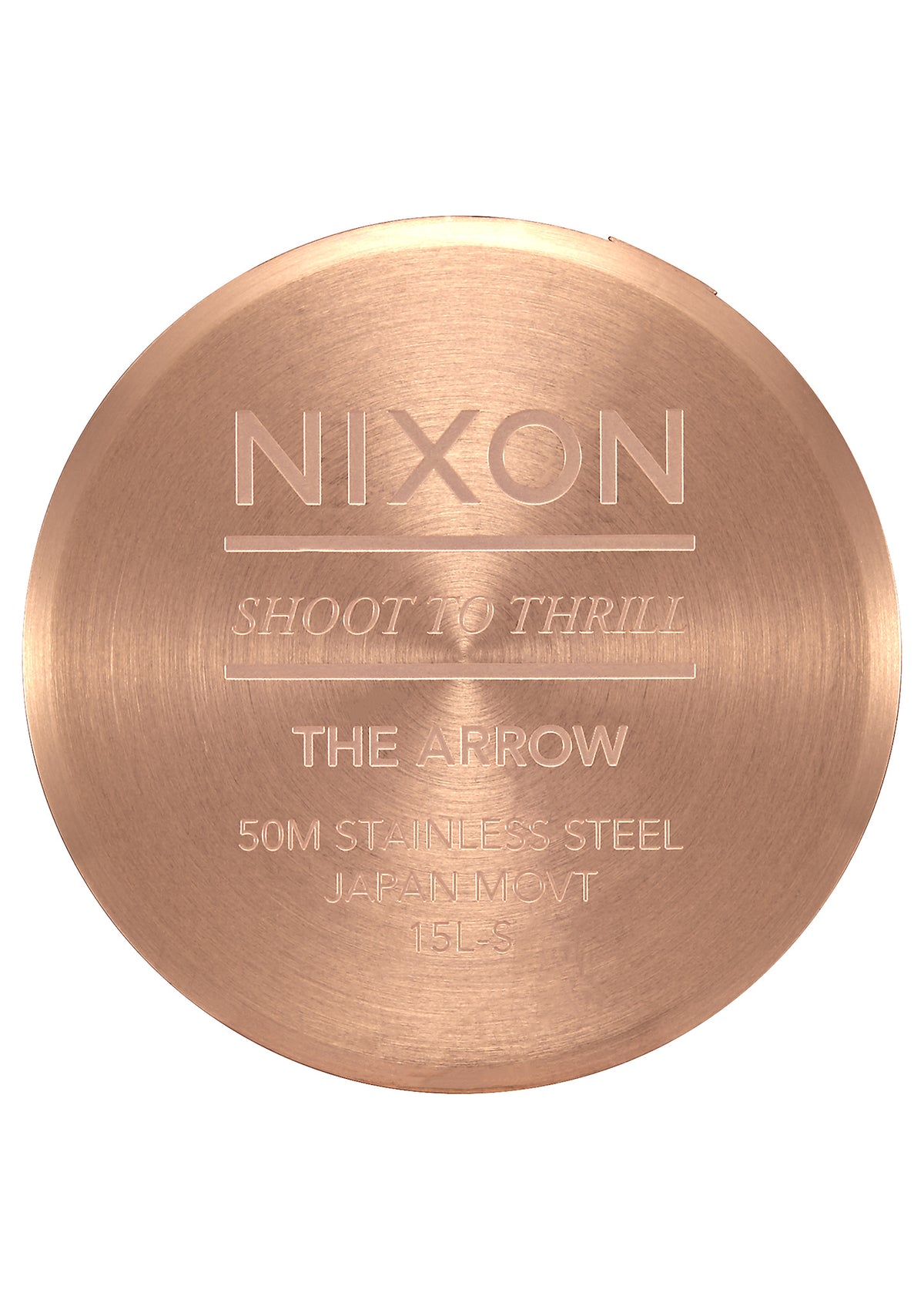 Nixon Watch - Arrow: All Rose Gold/White