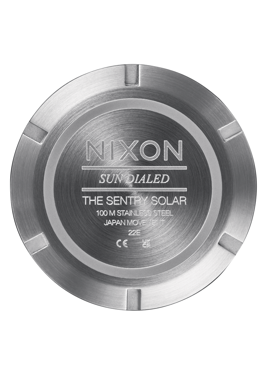 Nixon Sentry Solar - Navy Sunray/Silver