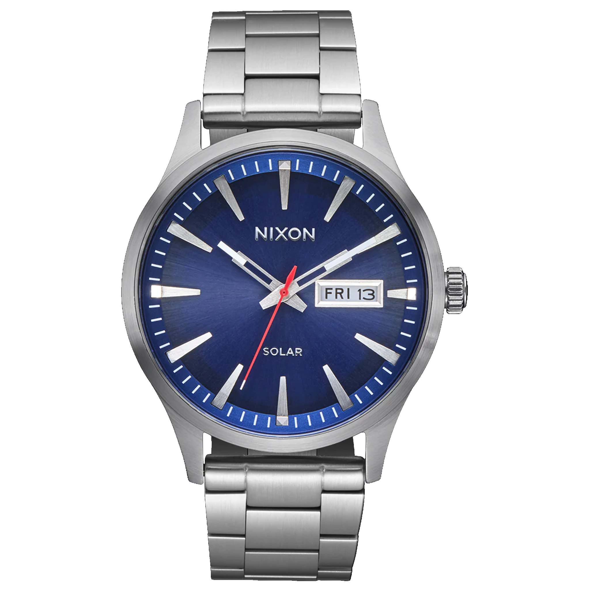 Nixon Sentry Solar - Navy Sunray/Silver A1346-5091