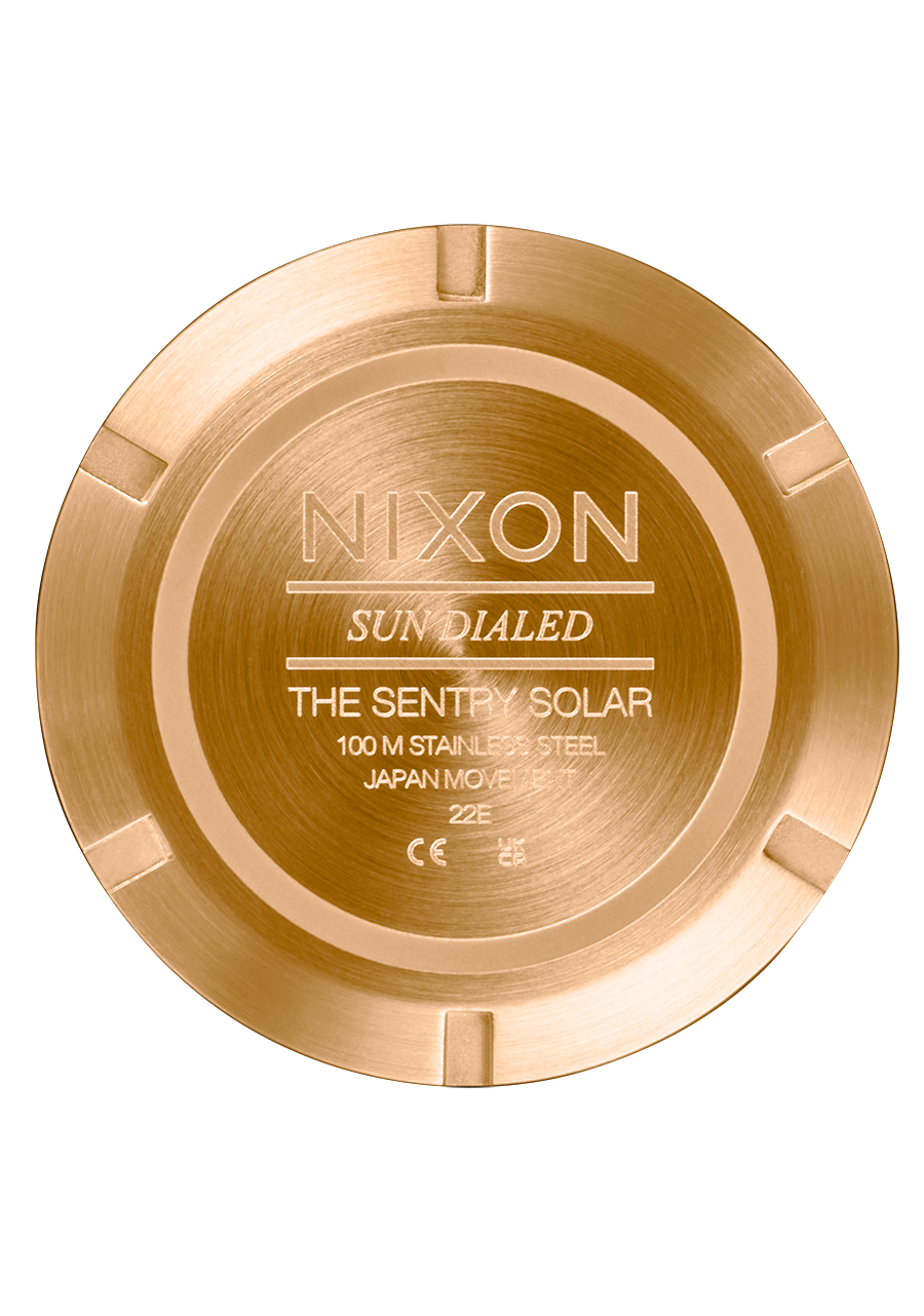 Nixon Sentry Solar - All Gold/Black A1346-510