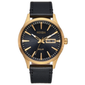 Nixon Sentry Solar Leather - All Gold/Black A1347-510