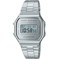 Casio Vintage Digital - Silver A168WEM-7VT