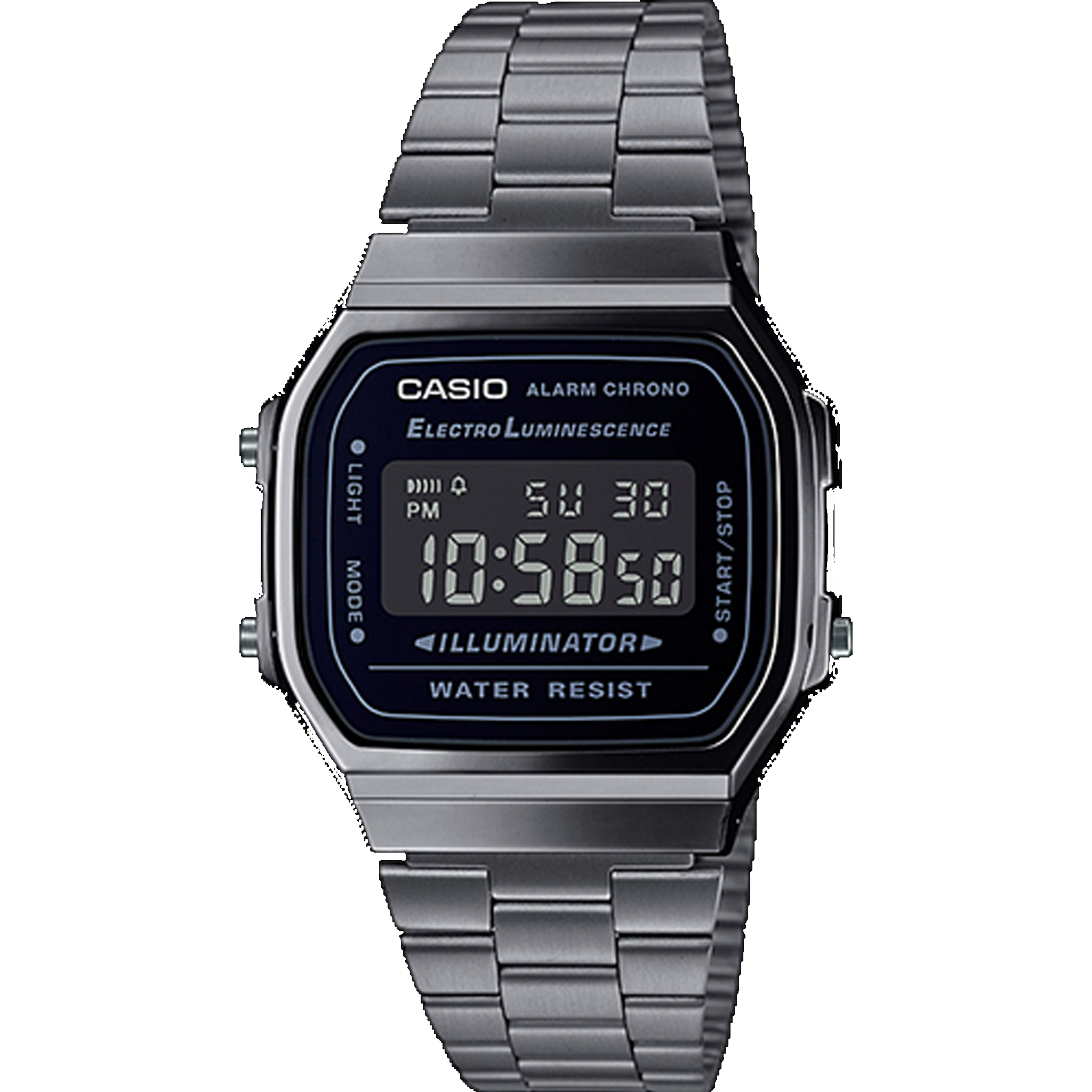 Casio Vintage Digital - Gunmetal A168WGG-1BVT