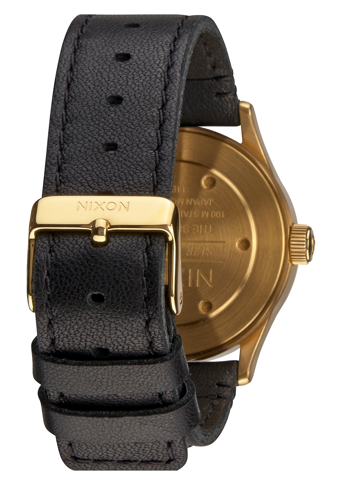 Nixon Sentry 38 Leather - Gold/Black