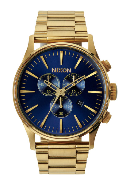 Nixon Sentry Chrono - Gold/Blue Sunray