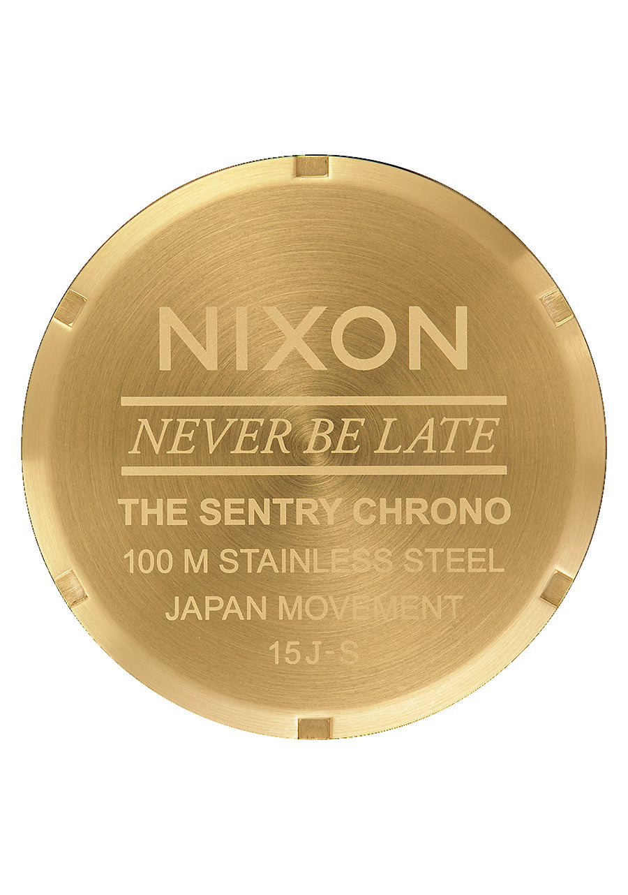 Nixon Sentry Chrono - Gold/Blue Sunray