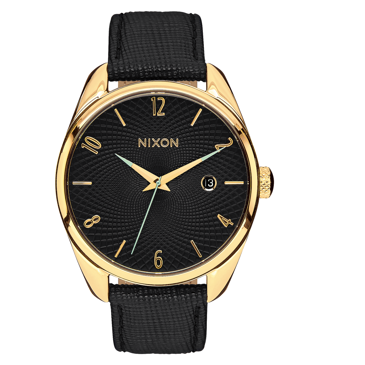 Nixon Watch - Bullet Leather 38 - Gold/Black