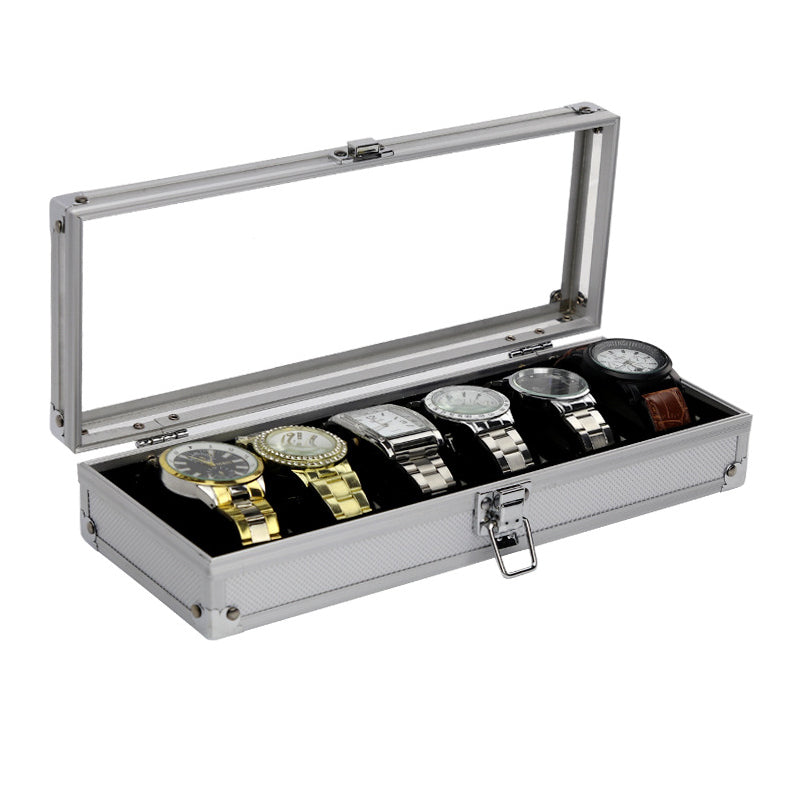 STRAPSCO - Aluminum Watch box for 6 Watches WB8.SS