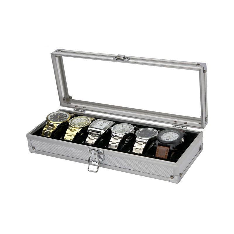 STRAPSCO - Aluminum Watch box for 6 Watches WB8.SS