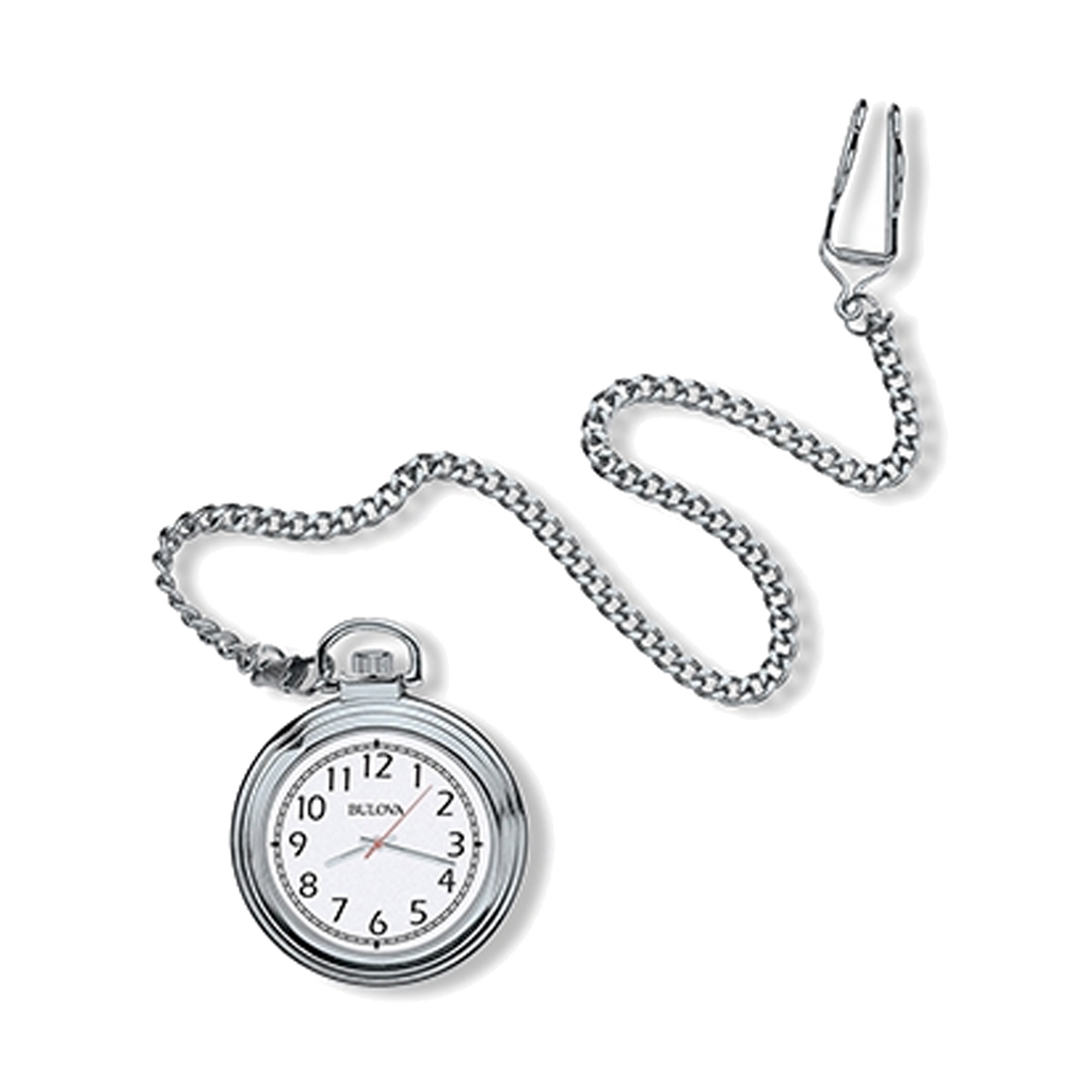 Bulova Pocket Watch - Ashton II - Silver B2663