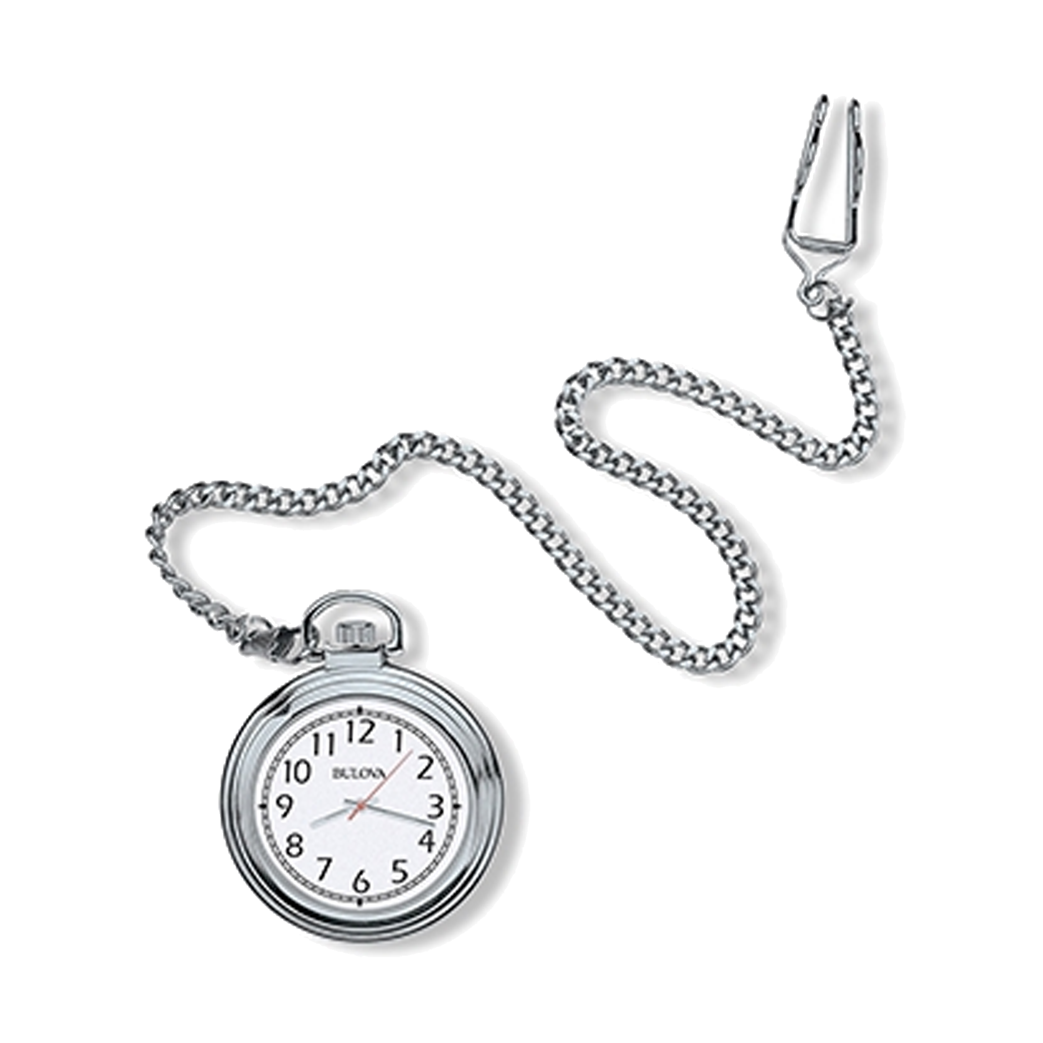 Bulova Pocket Watch - Ashton II - Silver B2663