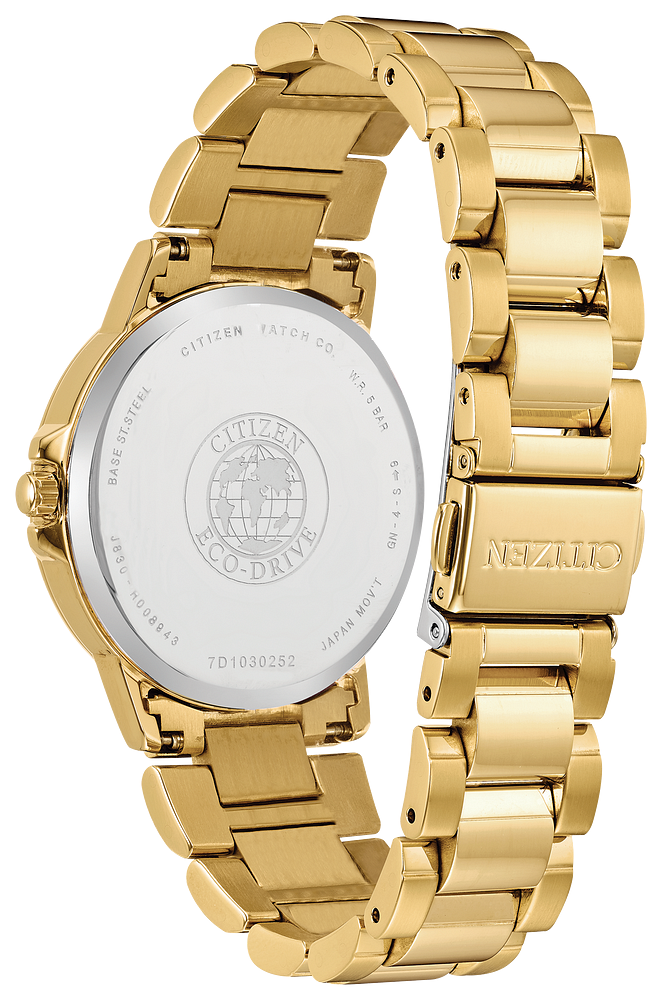 Citizen Eco-Drive - Chandler - Gold Tone with MOP Dial