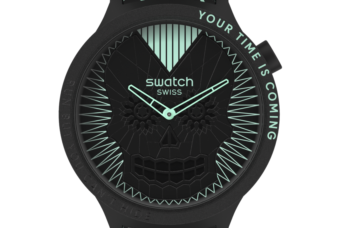 Swatch Watch Big Bold 47mm - Run but you Can’t Hide