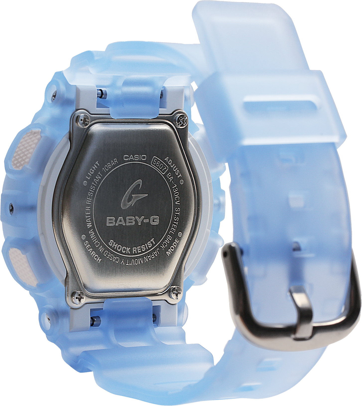 Casio Baby G - Ani/Digi - Blue Jelly BA130CV-2A