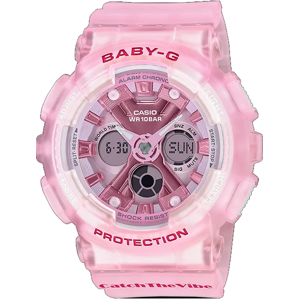 Casio Baby G - BA130 Series - Pink Jelly
