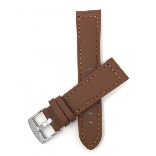 Bandini Watchstrap Genuine Leather - Racer Thick stitched