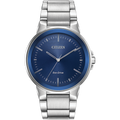 Citizen Eco-Drive - Axiom - Stainless Steel with Blue Dial BJ6510-51L