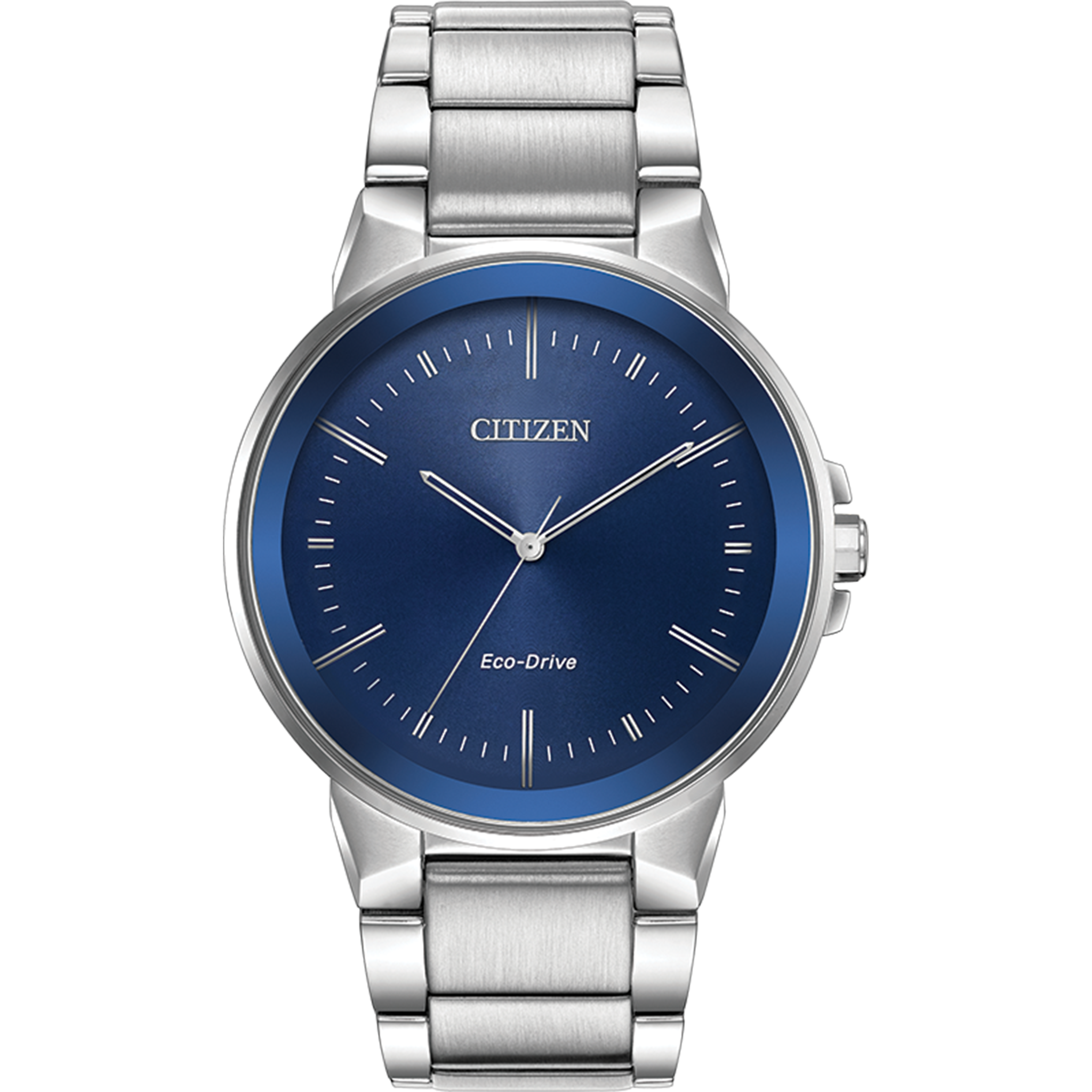 Citizen Eco-Drive - Axiom - Stainless Steel with Blue Dial BJ6510-51L