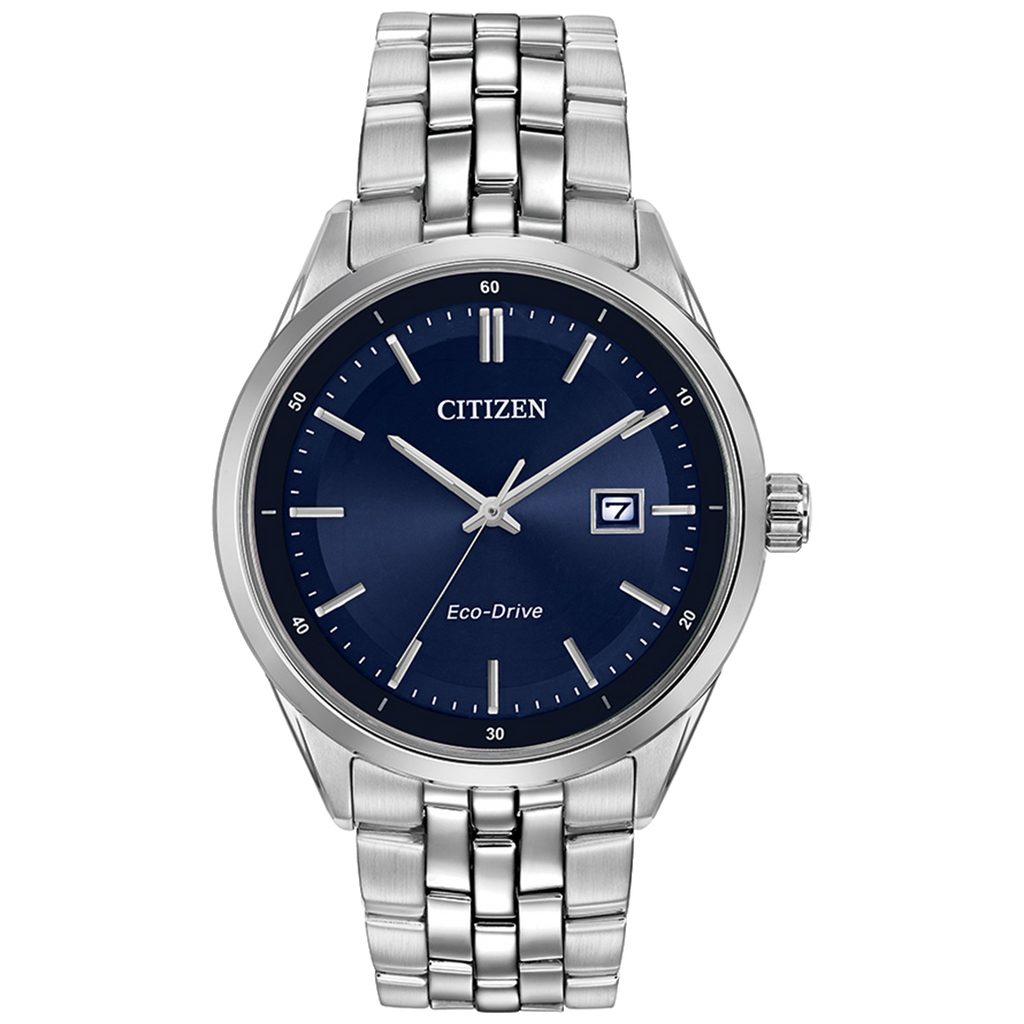 Citizen Eco-Drive - Corso - Stainless Steel with Blue Dial