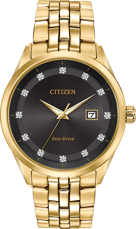 Citizen Eco-Drive - Corso - Gold Tone with Diamonds