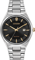 Citizen Eco-Drive - Stainless Steel with Black Dial