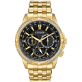 Citizen Eco-Drive - CALENDRIER Gold Tone with Diamonds