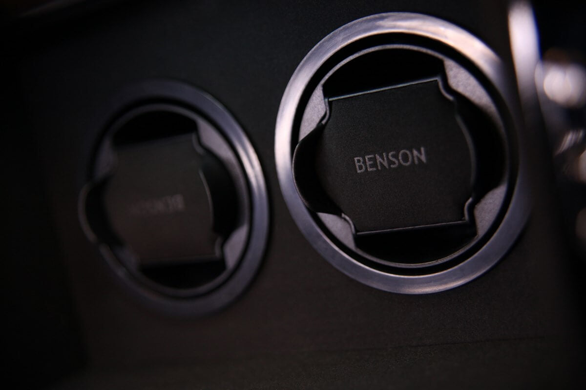 Benson Black Series - 2 Watch Winder and Box in Black