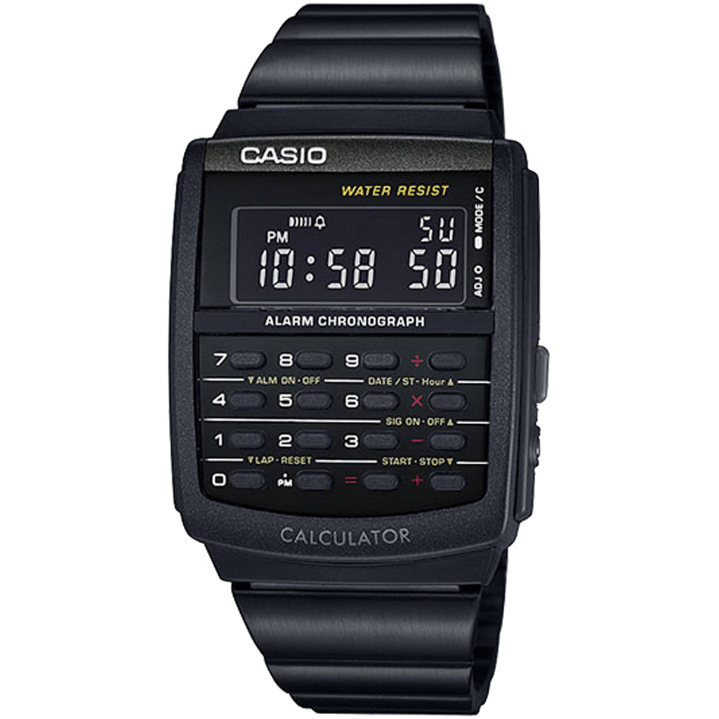 Casio Vintage Digital Calculator watch - Black
