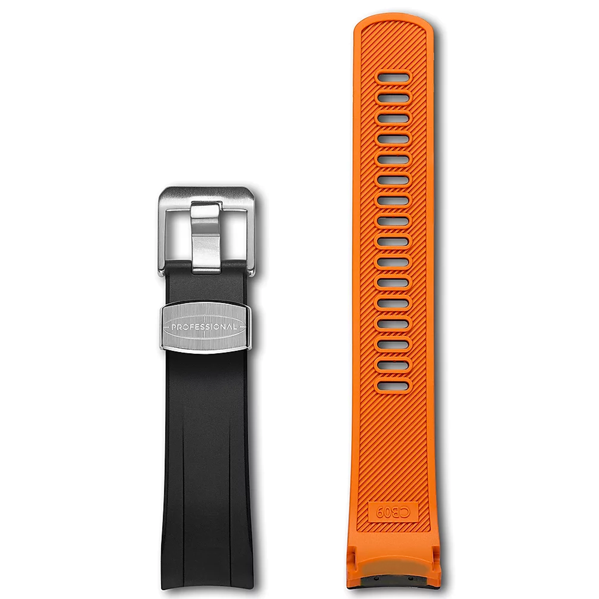 Crafter Blue - Fitted End Rubber Strap for Seiko Samurai