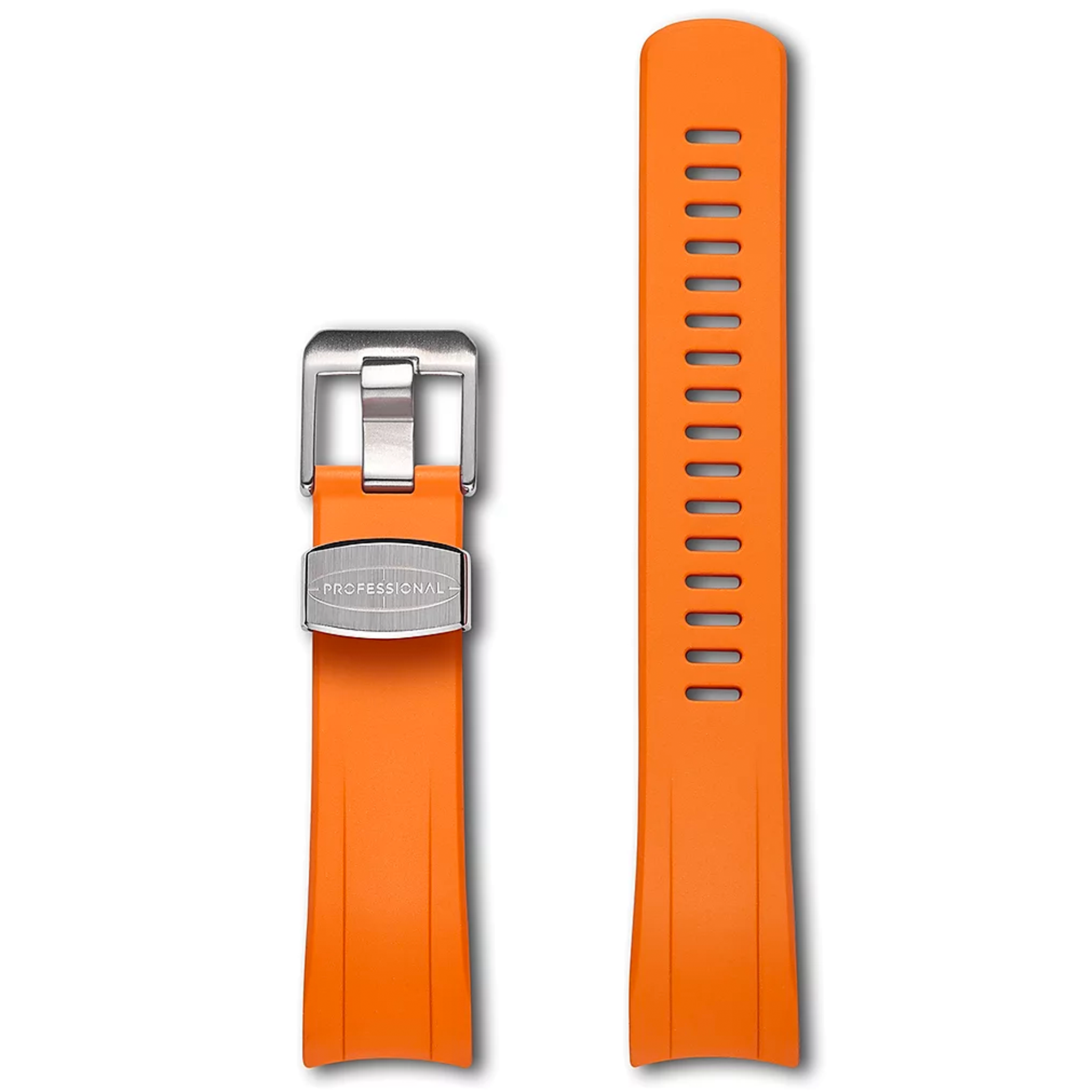 Crafter Blue - Fitted End Rubber Strap for Seiko Samurai