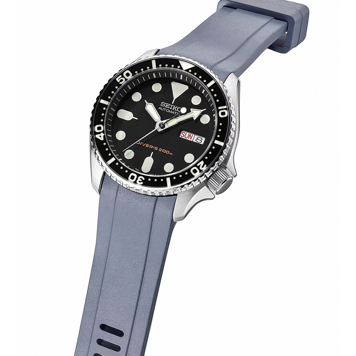 Crafter Blue - Fitted End Rubber Strap for Seiko SKX, New 5 Sport