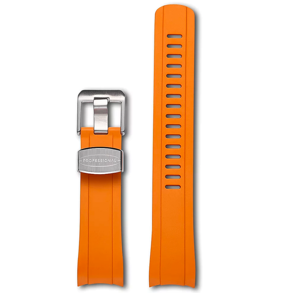 Crafter Blue - Fitted End Rubber Strap for Seiko SKX, New 5 Sport