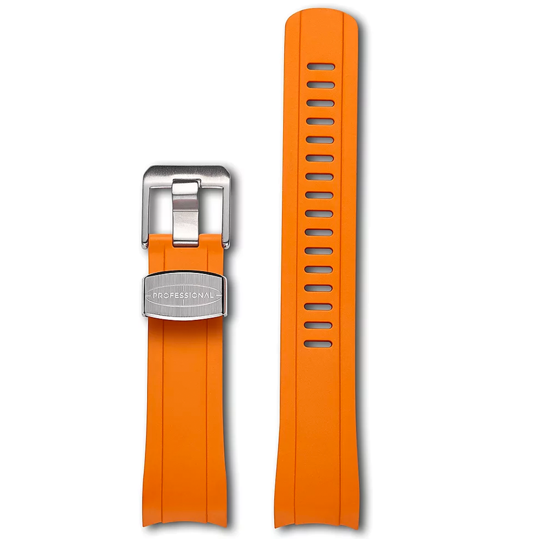 Crafter Blue - Fitted End Rubber Strap for Seiko SKX, New 5 Sport