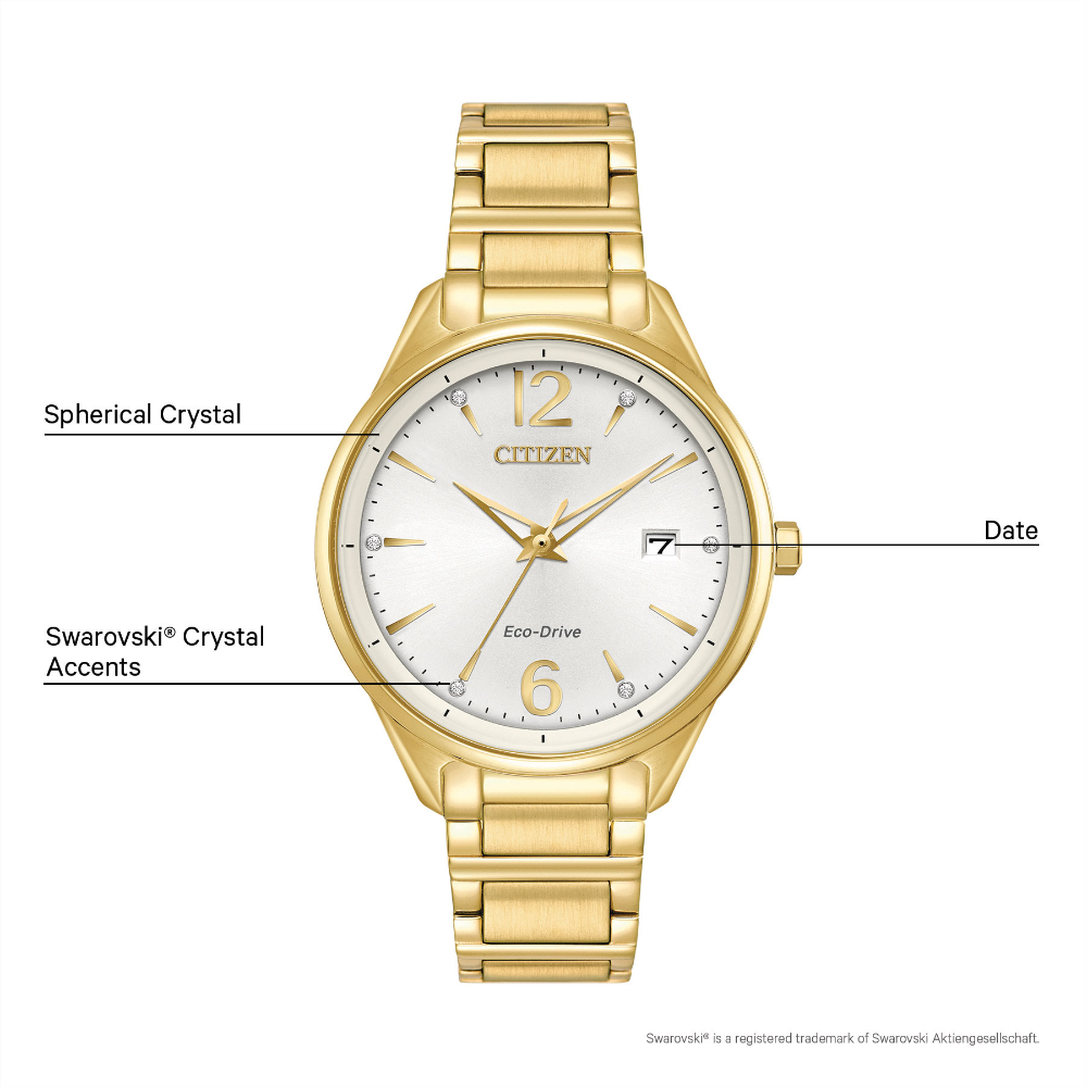 Citizen Eco-Drive: Chandler in Gold Tone