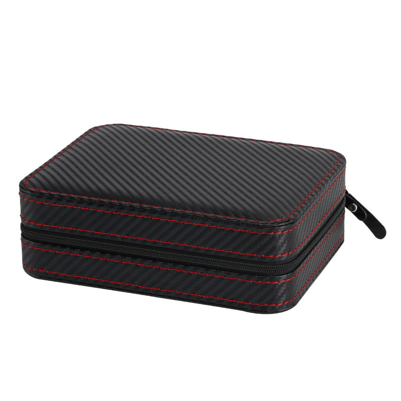STRAPSCO - Carbon Fibre Watch Case for 4 Watches