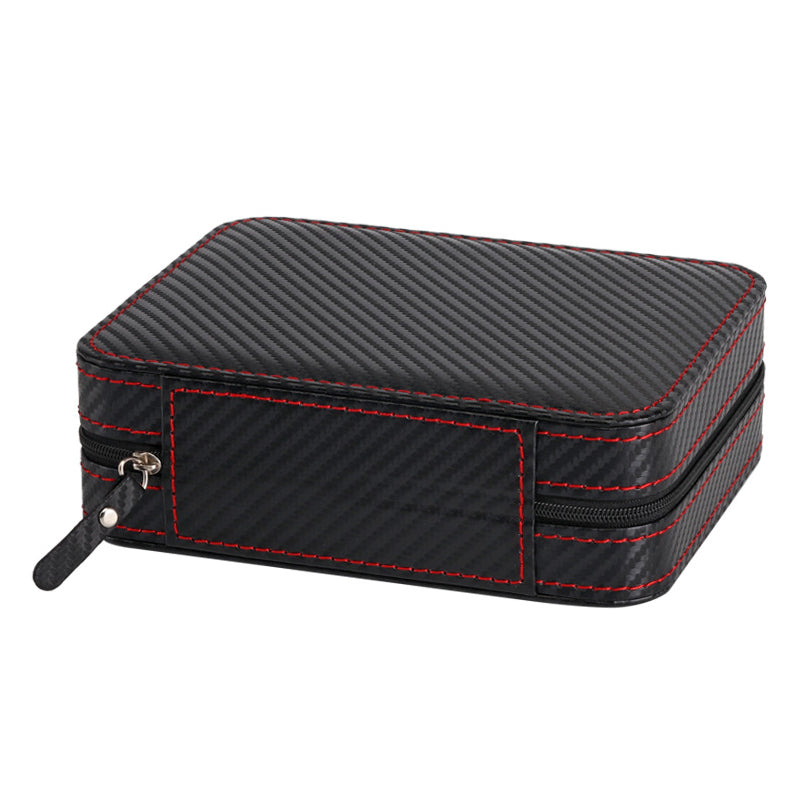 STRAPSCO - Carbon Fibre Watch Case for 4 Watches
