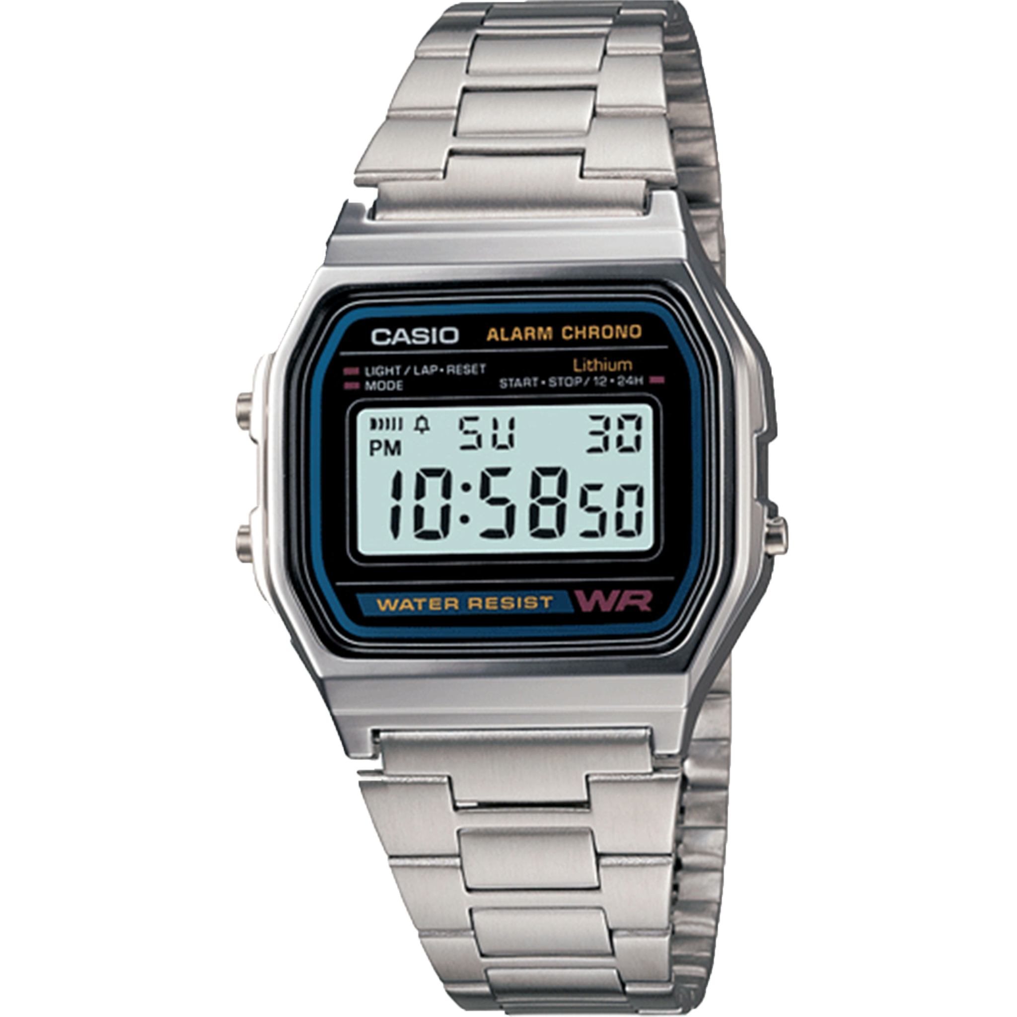 Casio Vintage Digital - Silver  A158WA-1