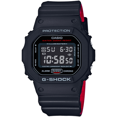 Casio G-Shock -  DW5600 Series - Black & Red