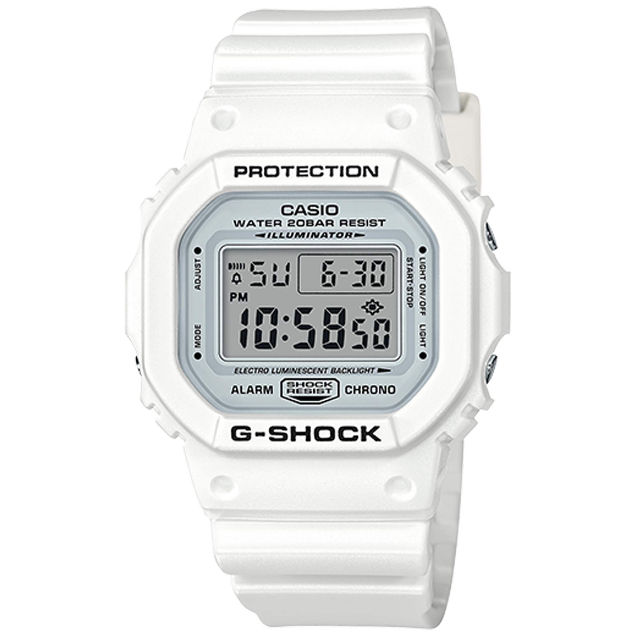 Casio G-Shock -  Digital - White DW5600MW-7A