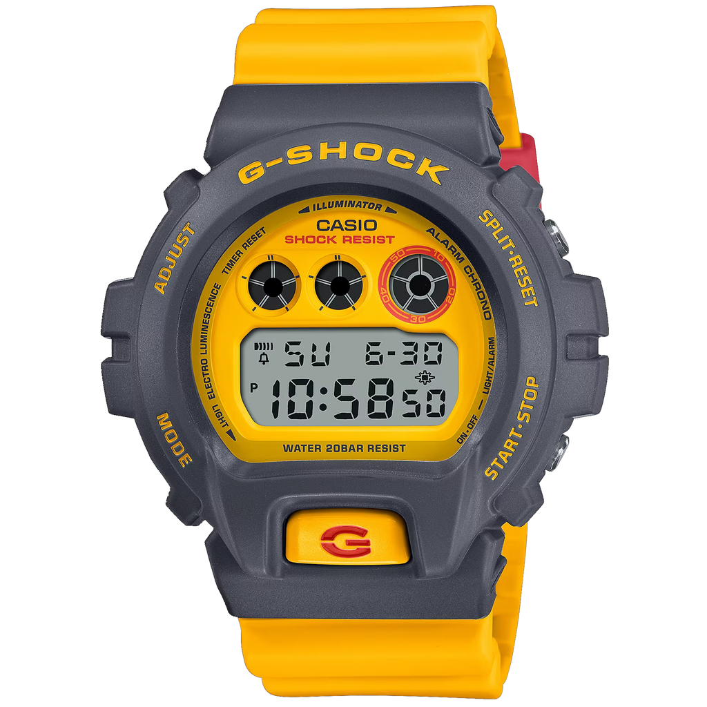 Casio G-Shock -  DW6900 Series - Retro 1994 Yellow