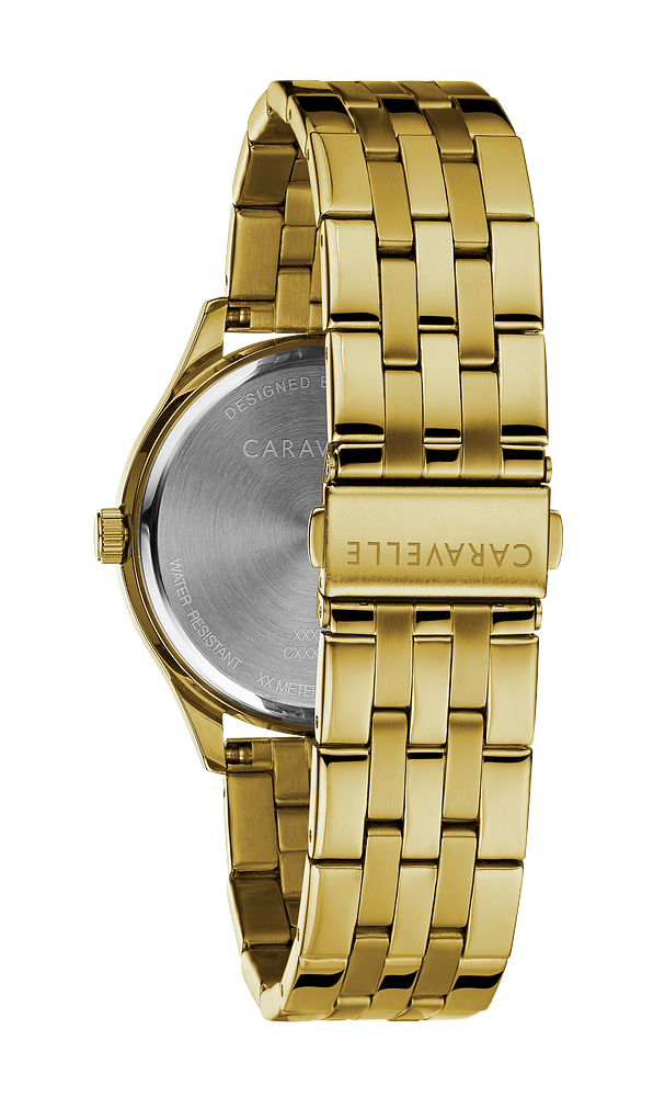 Caravelle Watch - Gold Tone
