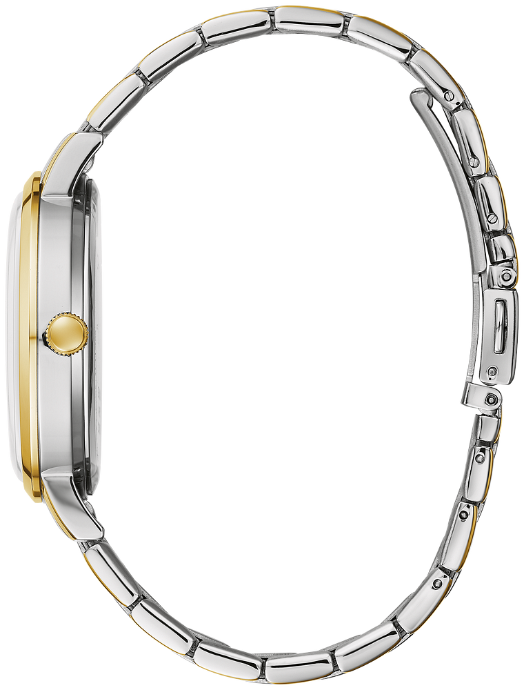 Caravelle Watch - Two-Tone with Blue Dial 45A149