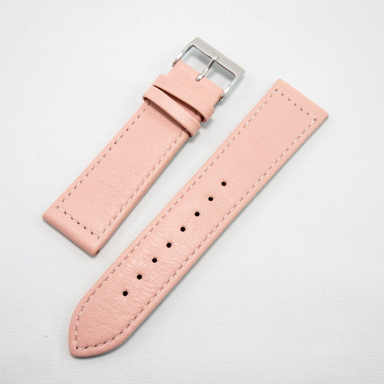 Alpine Watchstrap - Flat Stitched Leather