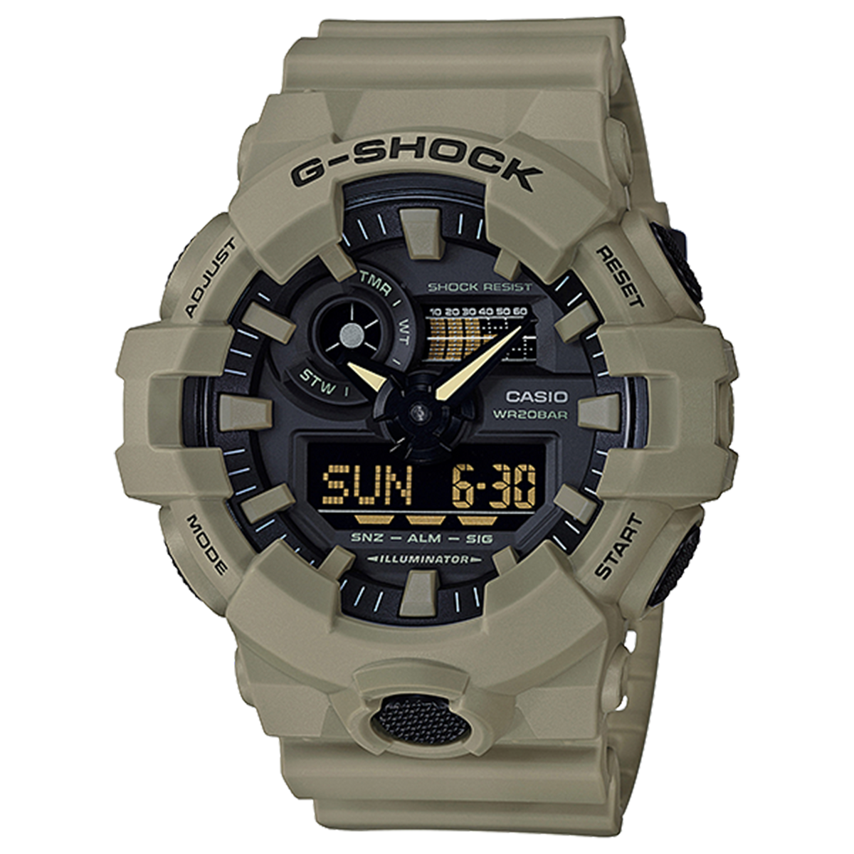 Casio G-Shock -  GA700 Series - Khaki