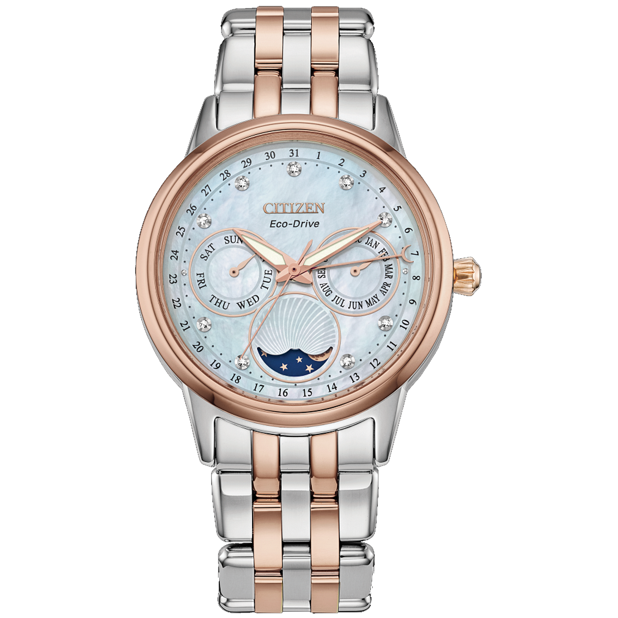Citizen Eco-Drive - CALENDRIER Moonphase - FD0006-56D