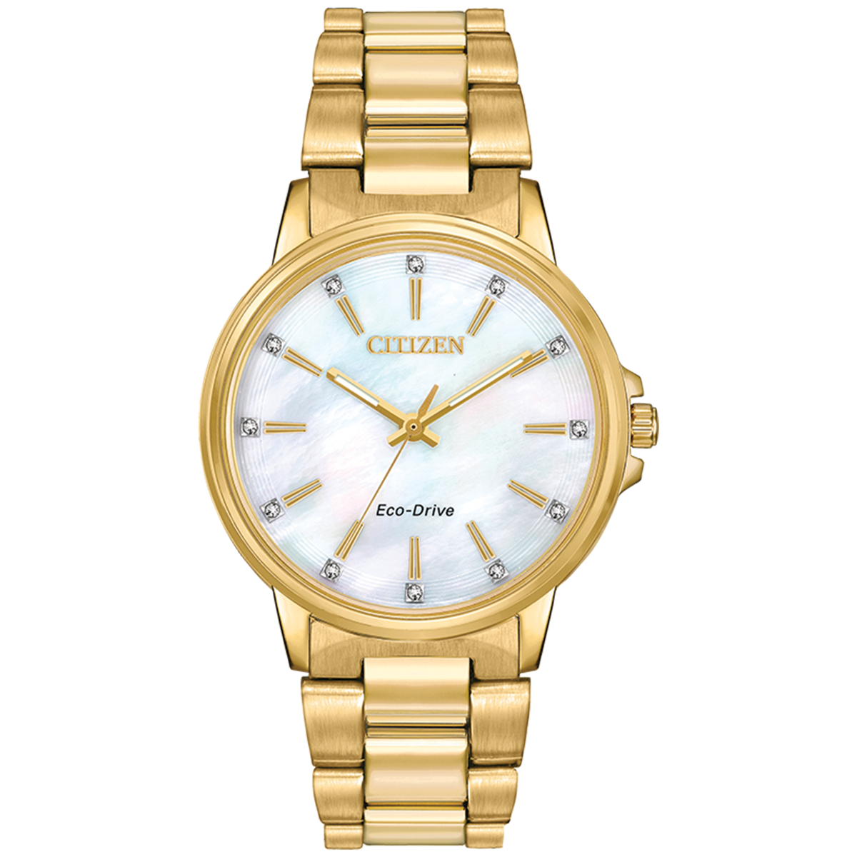 Citizen Eco-Drive - Chandler - Gold Tone with MOP Dial