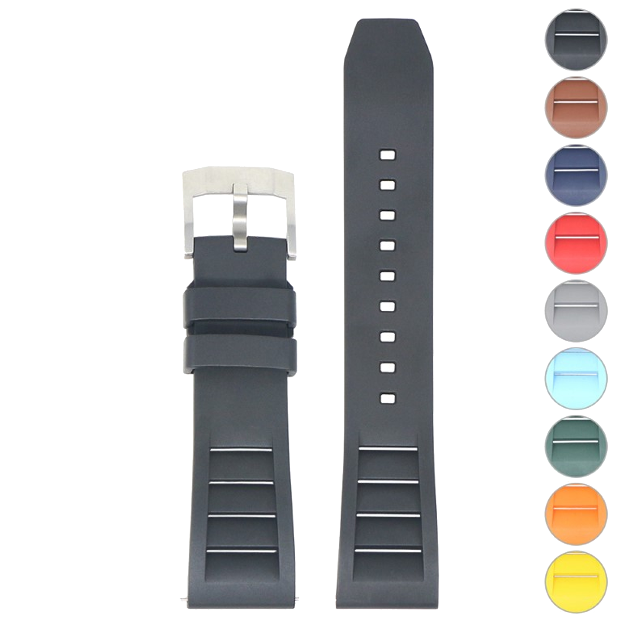 STRAPSCO - Dassari FKM Vented Rubber strap