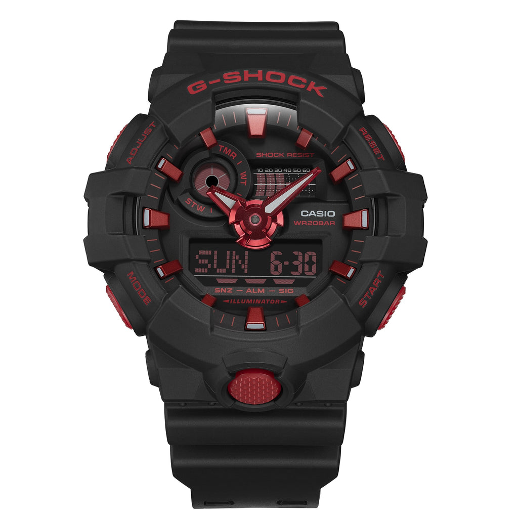 Casio G-Shock -  Ani/Digi - Ignite Red