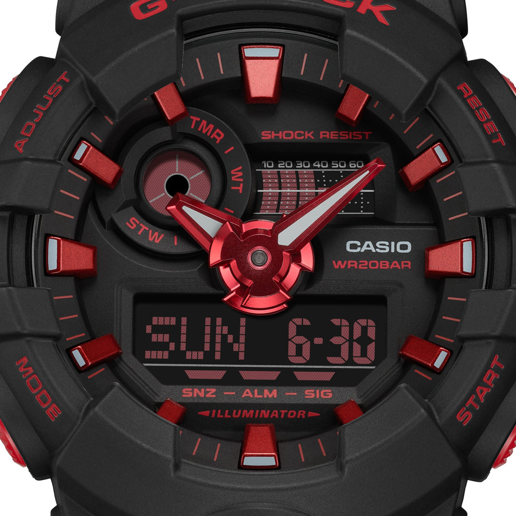 Casio G-Shock -  Ani/Digi - Ignite Red
