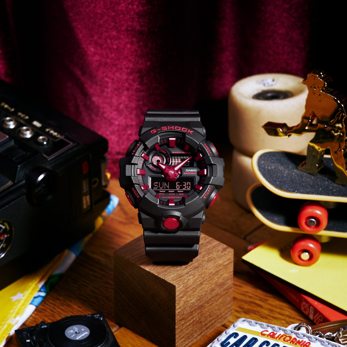 Casio G-Shock -  GA700 Series - Ignite Red